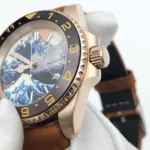 Artistic Diver Watch - "Great Wave" Dial with Bronze Case - Image 5