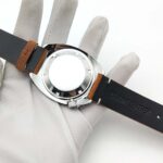 Men's Vintage Diver – Deep Blue Dial Automatic Watch with Leather Strap - Image 6