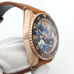 Artistic Diver Watch - "Great Wave" Dial with Bronze Case - Image 7