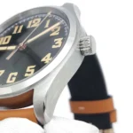 Men's Vintage-Inspired Pilot Watch with Brown Leather Strap - Image 5