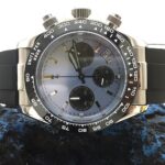 Blue Dial with Black Tachymeter Bezel Watch - Image 6