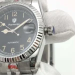 Men's Automatic Watch with Black Dial & Jubilee Bracelet - Image 5