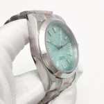 Men's Automatic Diver Watch with Mint Green Dial - Image 5