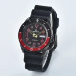 Tactical Diver Watch - Black Dial & Red Accents - Image 5