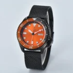 Diver Automatic Watch - Orange Dial & Black Bezel - Image 5