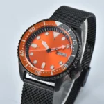 Diver Automatic Watch - Orange Dial & Black Bezel - Image 3