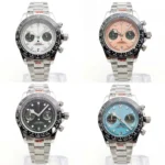 Men's Automatic Chronograph Watch with Tachymeter Bezel(5 Colors Available) - Image 2