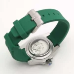 Men's Green Dial Diver-Style Automatic Watch with Rubber Strap(Three Colors Available) - Image 9