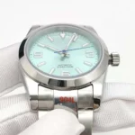 Men's Automatic Diver Watch with Mint Green Dial - Image 8