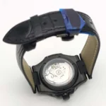 Men's Black Automatic Watch with Leather Strap（2 Options） - Image 13