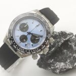 Blue Dial with Black Tachymeter Bezel Watch - Image 5