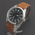 Men's Mechanical Pilot Watch with Black Dial - Image 4