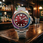 Men's Automatic Watch with Rainbow Bezel(2 Colors Available) - Image 16