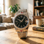 Classic Men's Automatic Watch- Stainless Steel Bracelet & Fluted Bezel(Three Colors Available) - Image 16