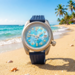 Men's Blue Mosaic Dial Automatic Watch - Image 10
