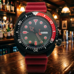 Automatic Diver Watch - Red & Black Bezel - Image 13