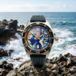 Men's Automatic Dive Watch with Wave Art Dial - Image 12