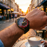 Tactical Diver Watch - Black Dial & Red Accents - Image 2