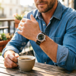 Men's Vintage-Inspired Cushion-Case Mechanical Watch with Leather Strap(Three Colors Available) - Image 2