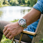 Men's Watch – White Dial, Red & Black Accents - Image 2