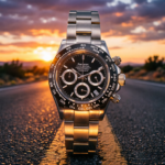 Men's Chronograph Watch- Stainless Steel Case & Bracelet(Three Colors Available) - Image 11