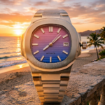 Men's Rainbow Gradient Dial Automatic Watch - Stainless Steel Luxury Sport Timepiece(Two Colors Available) - Image 13