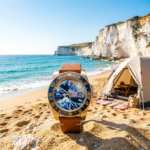 Artistic Diver Watch - "Great Wave" Dial with Bronze Case - Image 15