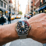 Men's Watch with Rotating Bezel and Mesh Band (7 Colors Available) - Image 3
