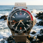 Men's Watch with Rotating Bezel and Mesh Band (7 Colors Available) - Image 7