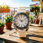 Men's Automatic Watch - White Dial and Luminous Markers - Image 7