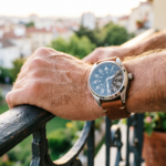 Men's Mechanical Pilot Watch with Black Dial - Image 2