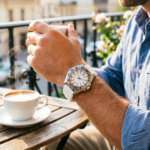 Men's Automatic Watch - White Dial and Luminous Markers - Image 2