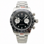 Men's Chronograph Watch with Tachymeter Bezel