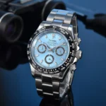 Men's Chronograph Watch- Stainless Steel Case & Bracelet(Three Colors Available) - Image 7