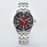 Red "Snake Skin" Dial & Black Ceramic Bezel Watch