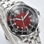 Red "Snake Skin" Dial & Black Ceramic Bezel Watch - Image 3