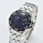 8215 Deep Blue Wave Dial Watch - Image 4