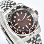 "Root Beer" Gradient Dial & Two-Tone Bezel Watch - Image 3