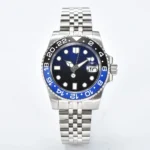 Blue & Black "Batman" Bezel & Jubilee Bracelet Watch