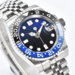 Blue & Black "Batman" Bezel & Jubilee Bracelet Watch - Image 3