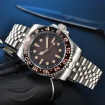 "Root Beer" Gradient Dial & Two-Tone Bezel Watch - Image 6