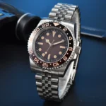 "Root Beer" Gradient Dial & Two-Tone Bezel Watch - Image 5