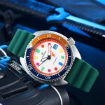 Men's Colorful Dial Automatic Diver Watch - Image 8