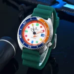 Men's Colorful Dial Automatic Diver Watch - Image 4