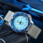 The Azure Tide: Ice Blue Professional Diver - Image 8