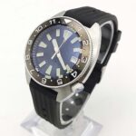 Matte Black Bezel & Blue Dial Automatic Watch - Image 2