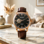 Men's Watch with Open Heart Skeleton Dial(Four Colors Available) - Image 12