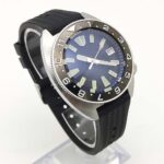 Matte Black Bezel & Blue Dial Automatic Watch - Image 3
