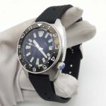 Matte Black Bezel & Blue Dial Automatic Watch - Image 5