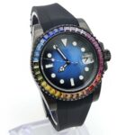 Rainbow Gemstone Luxury Dive Watch - Image 2